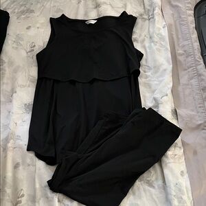 Kindred Bravely Elegant Black Pajama Set